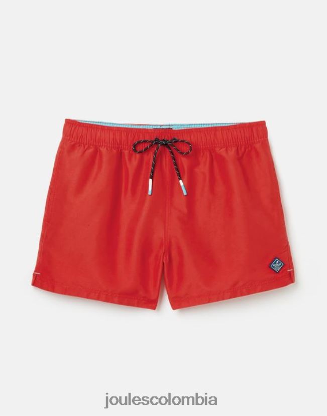 Joules vestir hombres bañador liso tipo galera H0604R234 rojo