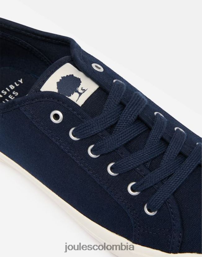 Joules calzado mujer zapatillas con bomba costera orgánica H0604R140 marina francesa