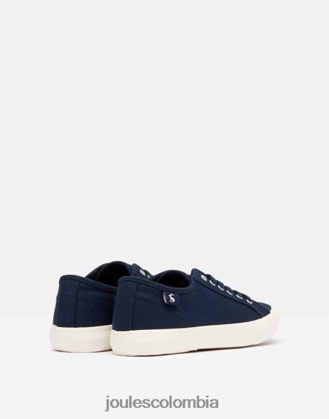 Joules calzado mujer zapatillas con bomba costera orgánica H0604R140 marina francesa