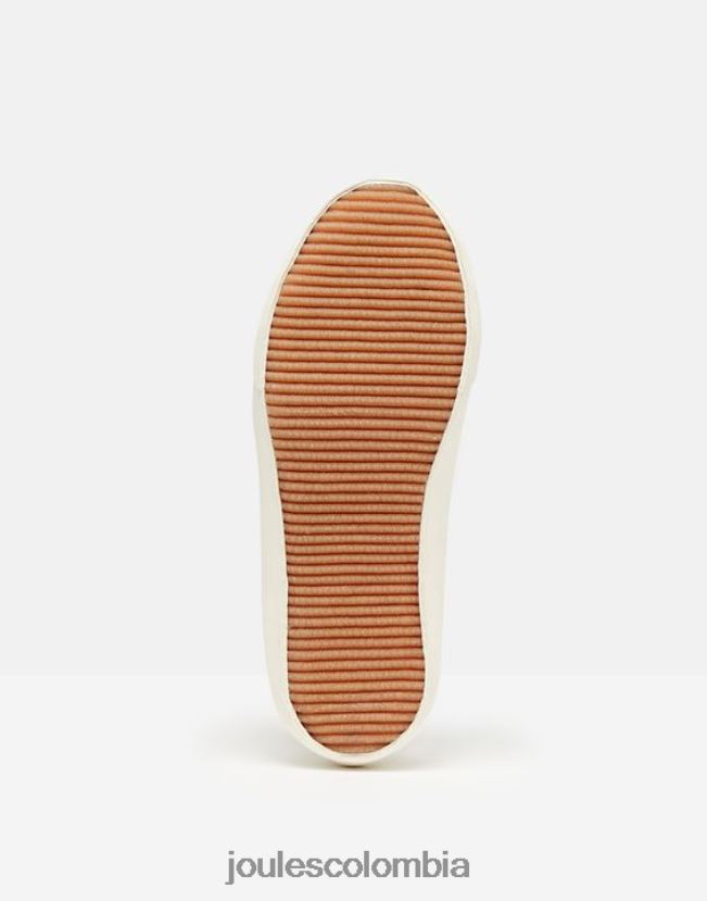 Joules calzado mujer zapatillas con bomba costera orgánica H0604R140 marina francesa