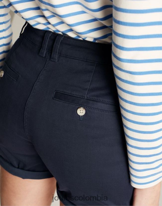 Joules vestir mujer pantalones cortos chinos de longitud media H0604R46 marina francesa