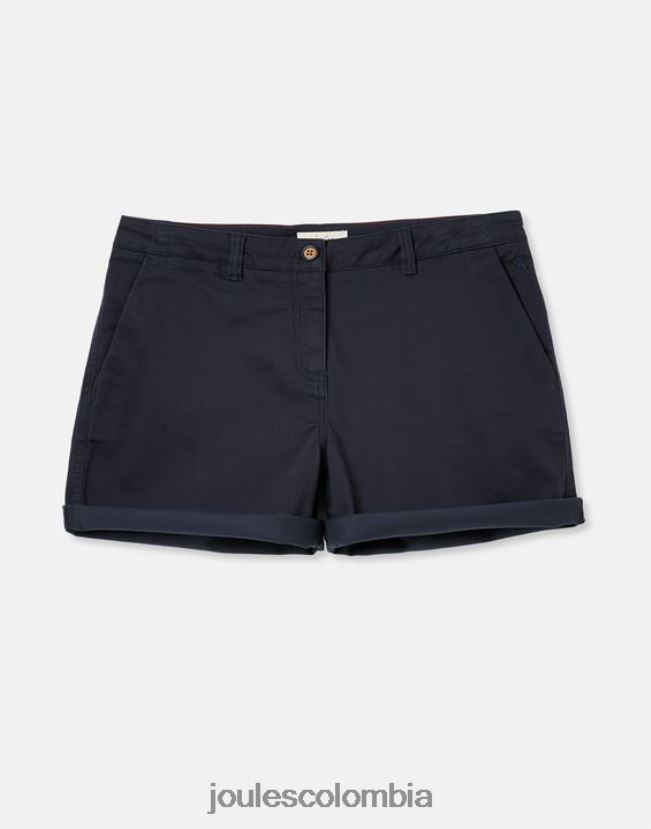 Joules vestir mujer pantalones cortos chinos de longitud media H0604R46 marina francesa