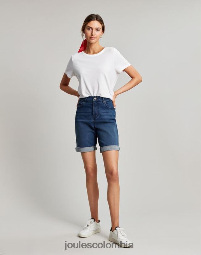 Joules vestir mujer shorts vaqueros largos shirley H0604R73 índigo medio