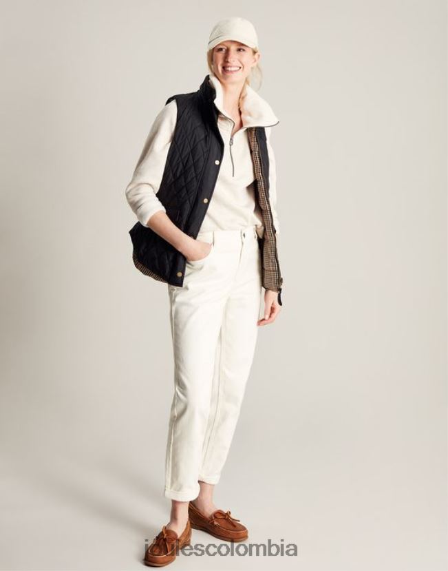 Joules vestir mujer chaleco reversible con colcha de diamantes atwell H0604R50 negro