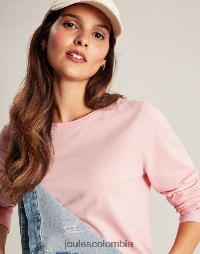 Joules vestir mujer top de manga larga con cuello redondo holly H0604R40 bailarina