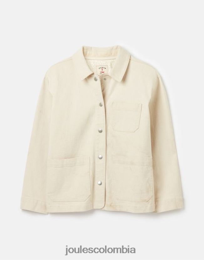 Joules vestir mujer chaqueta vaquera alicia H0604R45 crudo