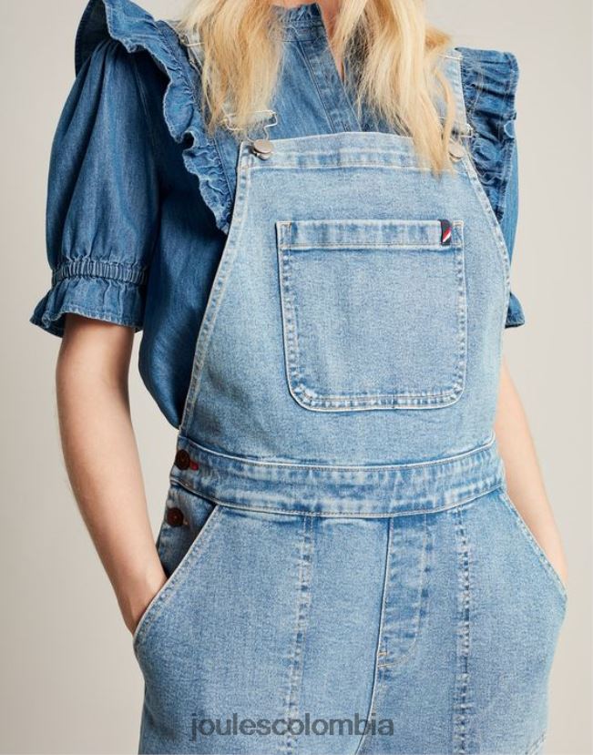 Joules vestir mujer overol de pernera recta rampling H0604R61 índigo claro