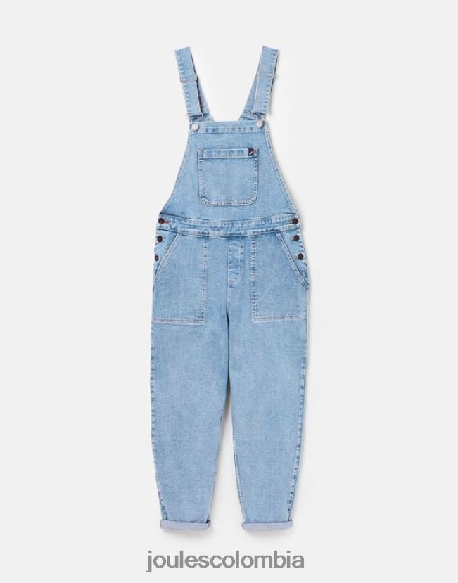 Joules vestir mujer overol de pernera recta rampling H0604R61 índigo claro