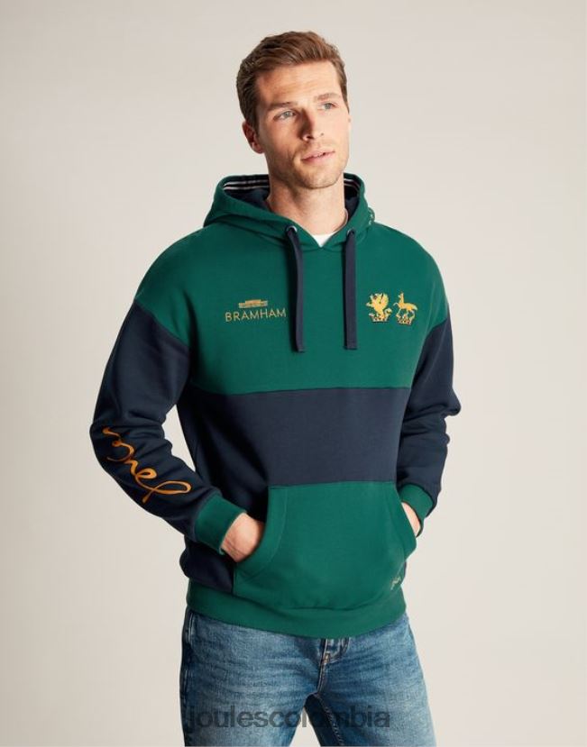 Joules vestir mujer sudadera con capucha bramham unisex H0604R68 Pacífico