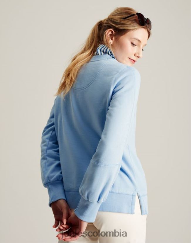 Joules vestir mujer sudadera con cuello redondo amina H0604R21 cielo de yorkshire