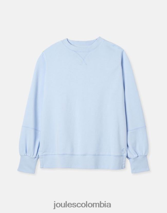 Joules vestir mujer sudadera con cuello redondo amina H0604R21 cielo de yorkshire
