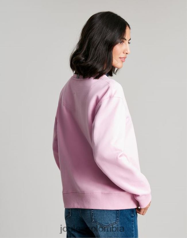 Joules vestir mujer sudadera con cuello redondo monique H0604R65 amanecer rosa