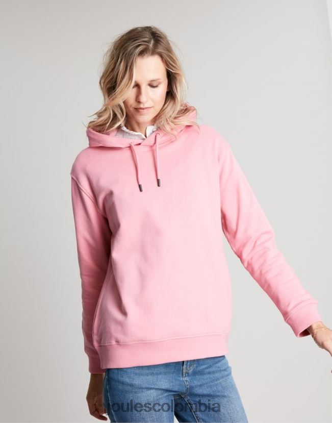 Joules vestir mujer sudadera katie relajada con capucha H0604R67 rosa