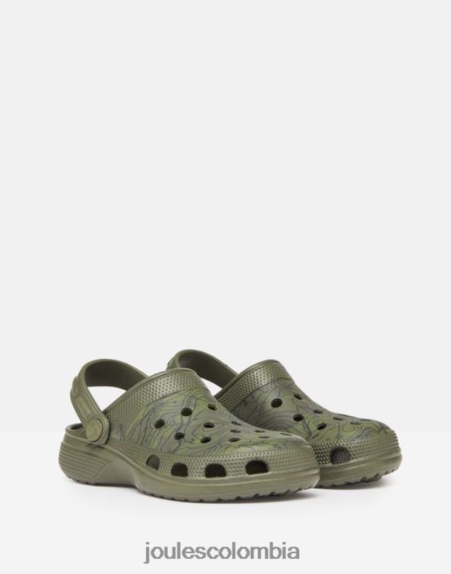 Joules calzado Niños zuecos sin cordones poole H0604R391 camuflaje
