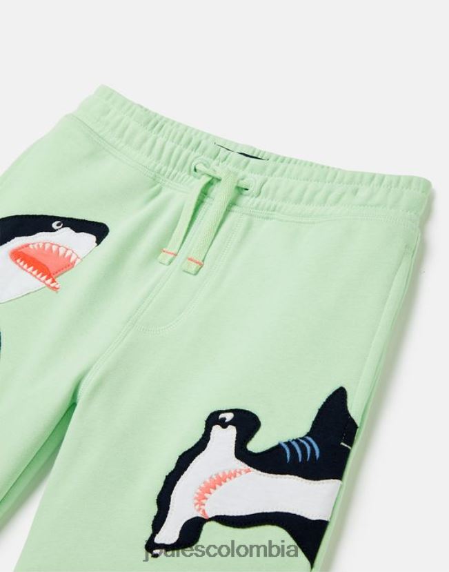 Joules vestir Niños Pantalones cortos deportivos novedosos Hamden 2-8 años H0604R351 tiburones verde claro