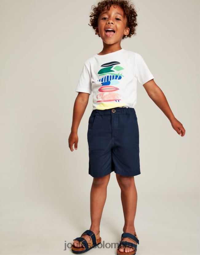 Joules vestir Niños pantalones cortos jake 2-12 años H0604R371 marina francesa