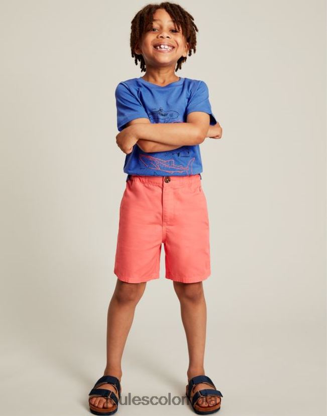 Joules vestir Niños pantalones cortos jake 2-12 años H0604R384 coral blando