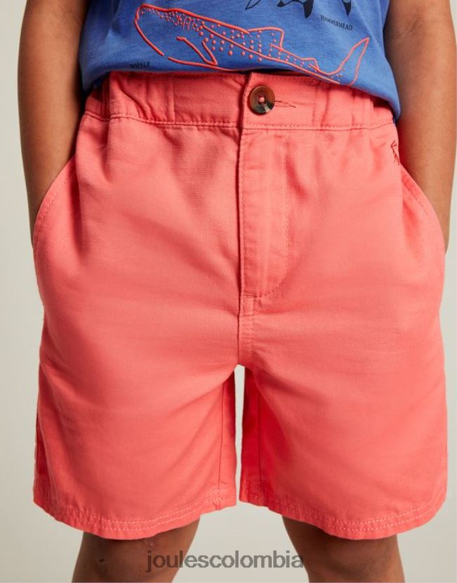 Joules vestir Niños pantalones cortos jake 2-12 años H0604R384 coral blando