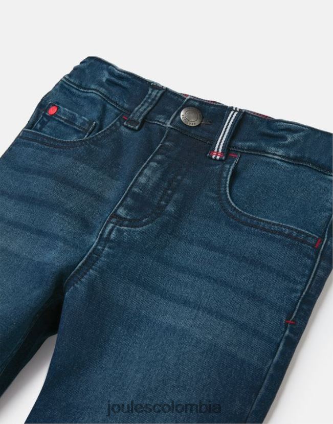 Joules vestir Niños short vaquero brandon jersey 2-12 años H0604R370 azul medio