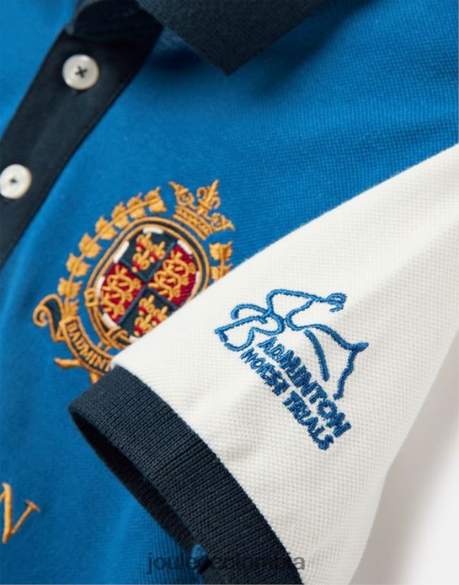 Joules vestir Niños Polo de bádminton unisex para niños de 2 a 12 años. H0604R345 azul