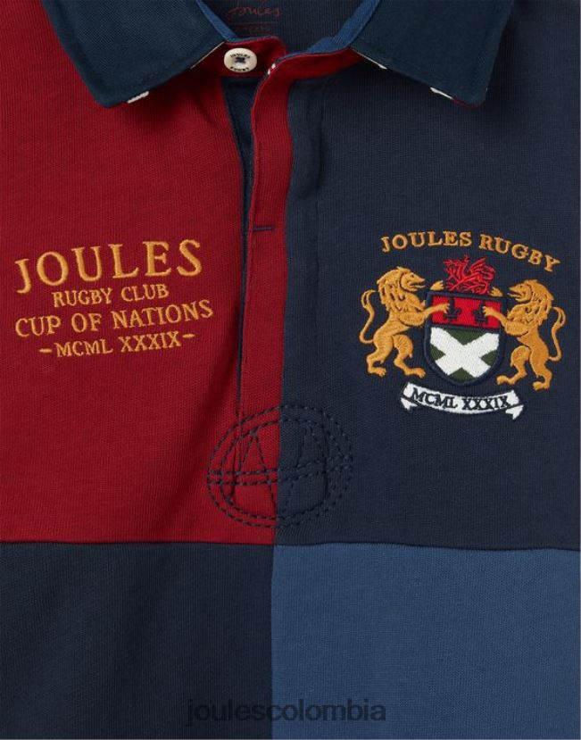 Joules vestir Niños camiseta union rugby 2-12 años H0604R374 marina francesa