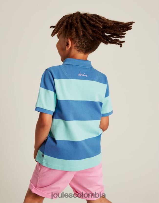 Joules vestir Niños polo avellana rayas 2-12 años H0604R335 raya azul