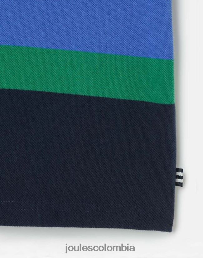 Joules vestir Niños polo avellana rayas 2-12 años H0604R385 raya múltiple azul