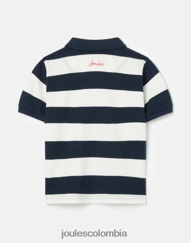 Joules vestir Niños polo avellana rayas 2-12 años H0604R387 raya azul marino francesa