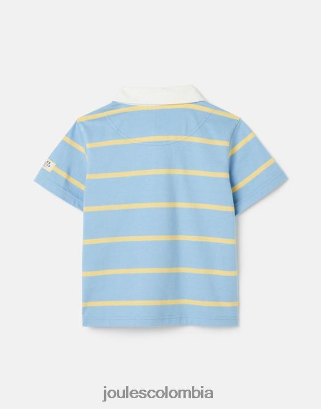 Joules vestir Niños polo de punto de rayas ozzy 2-12 años H0604R350 raya amarilla azul