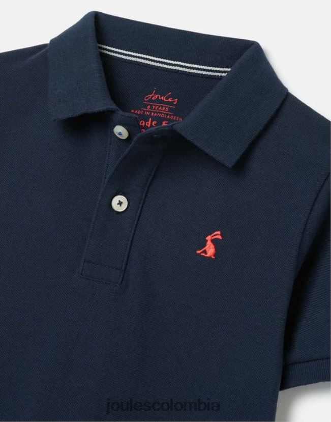 Joules vestir Niños polo woody 2-12 años H0604R372 marina francesa