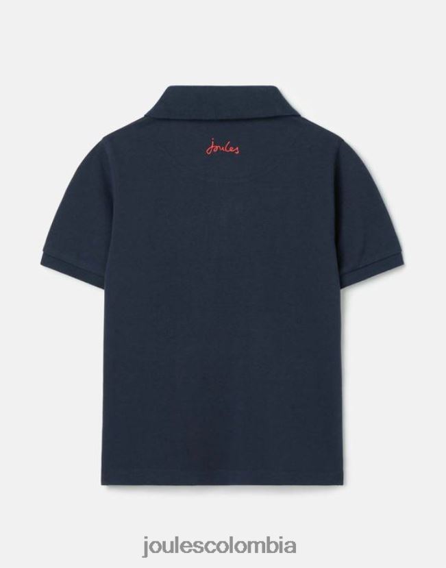 Joules vestir Niños polo woody 2-12 años H0604R372 marina francesa