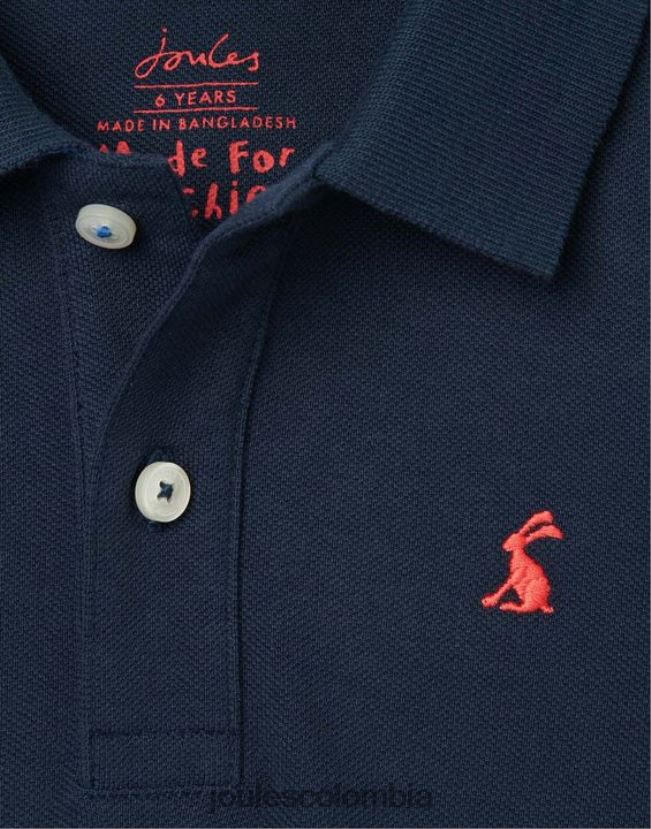 Joules vestir Niños polo woody 2-12 años H0604R372 marina francesa