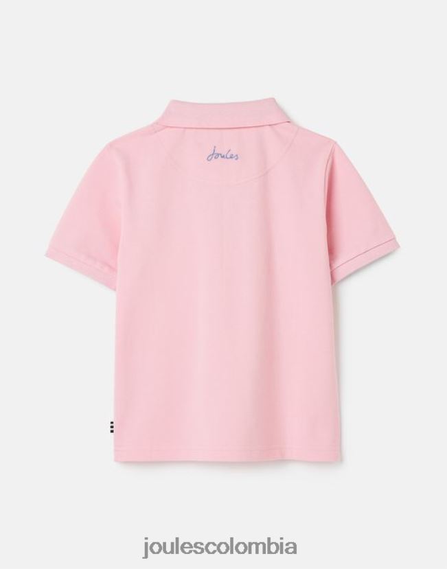 Joules vestir Niños polo woody 2-12 años H0604R378 Rosa claro