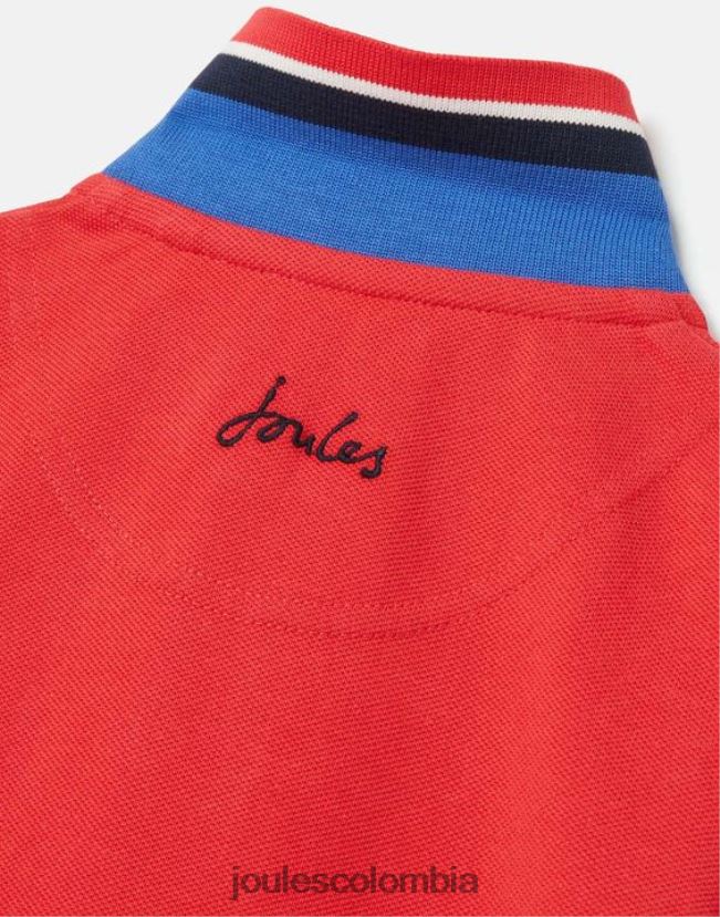 Joules vestir Niños polo woody 2-12 años H0604R380 rojo