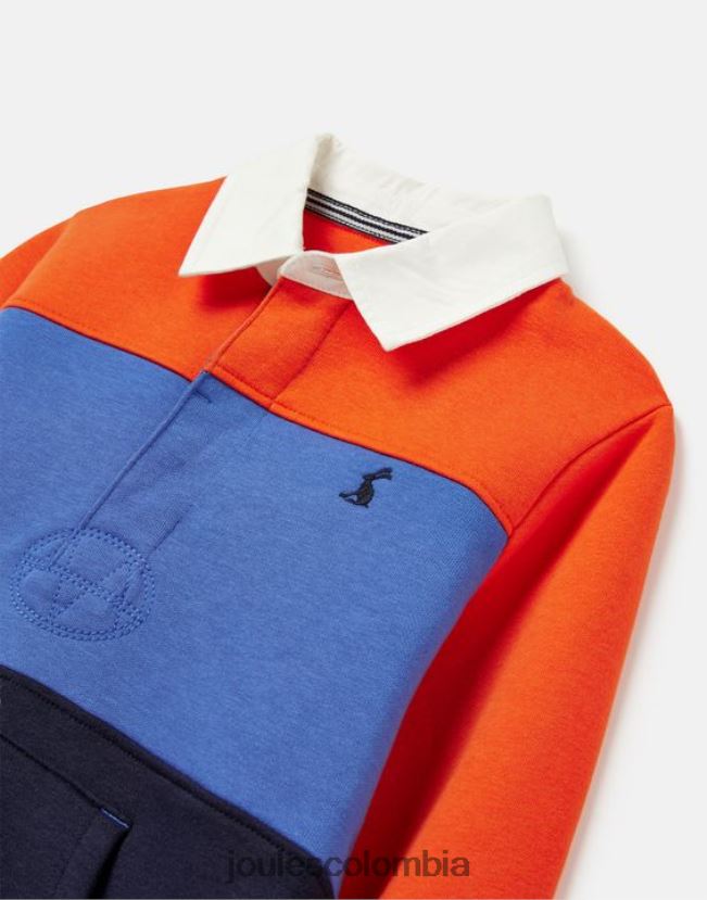 Joules vestir Niños prueba la sudadera rugby 2-12 años H0604R363 Armada