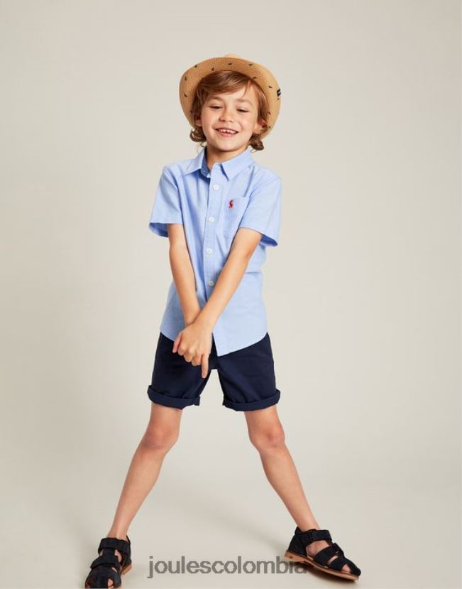 Joules vestir Niños camisa oxford manga corta 2-12 años H0604R379 azul