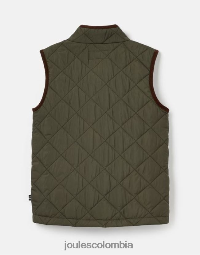 Joules vestir Niños chaleco acolchado bramble diamante 2-12 años H0604R360 verde patrimonio