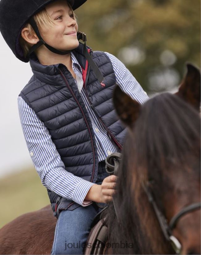 Joules vestir Niños chaleco plegable impermeable crofton 2-12 años H0604R359 marina marina