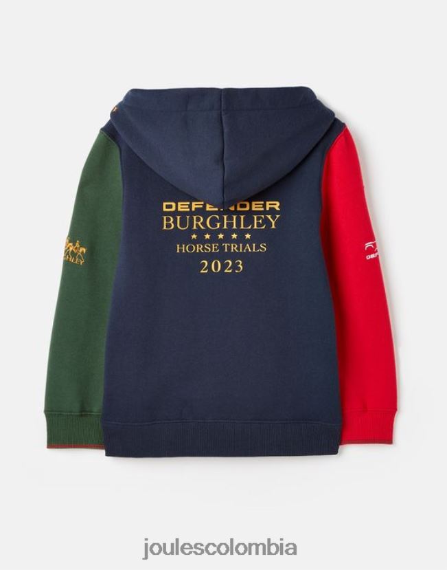 Joules vestir Niños sudadera con capucha unisex burghley 2-12 años H0604R316 marina francesa