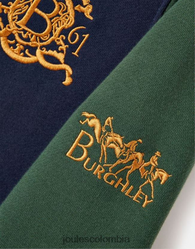 Joules vestir Niños sudadera con capucha unisex burghley 2-12 años H0604R316 marina francesa